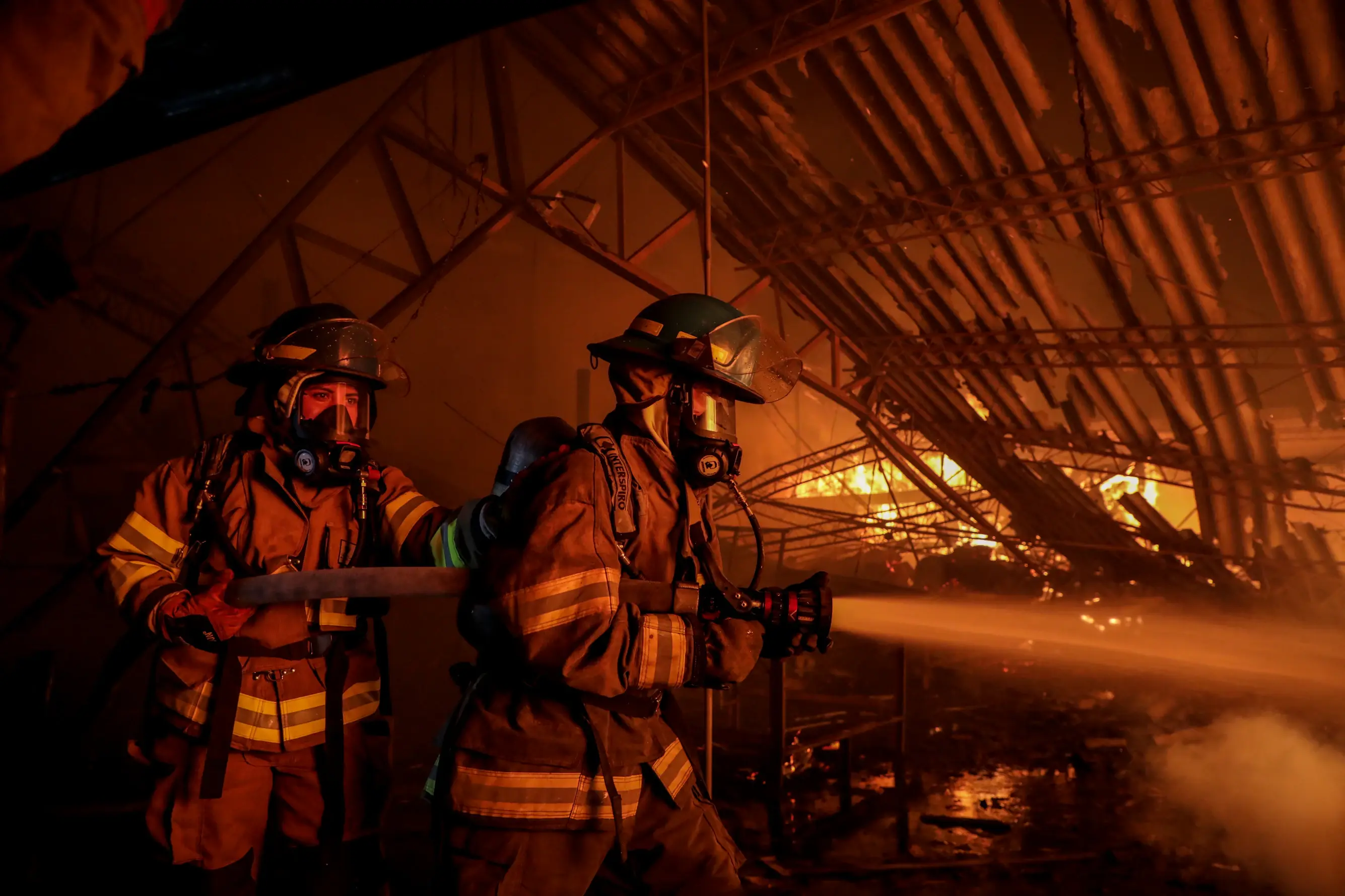 GCFESM Training Facility - Modern firefighting training session