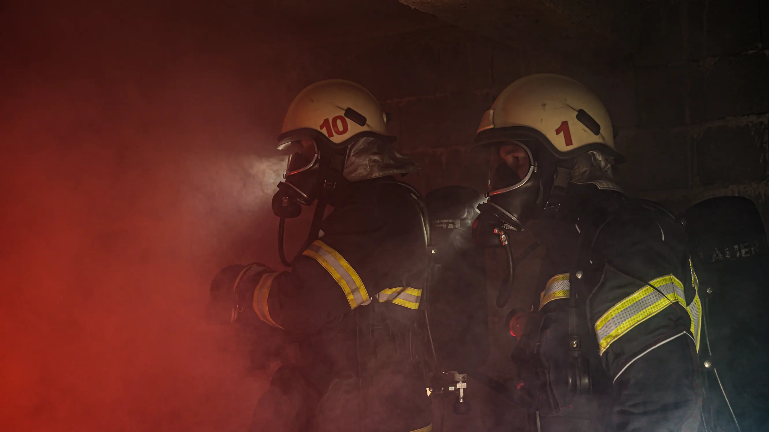 Professional Fire Safety Officer in Uniform